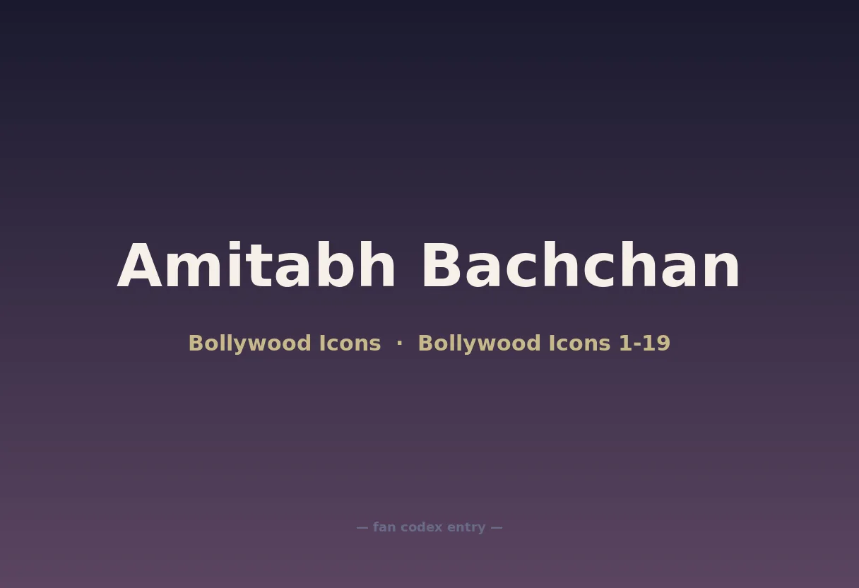 Amitabh Bachchan