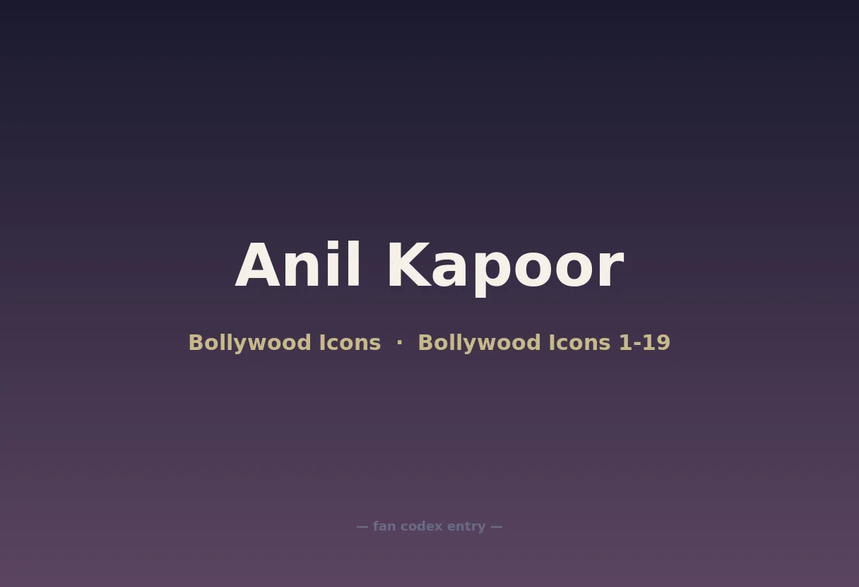 Anil Kapoor