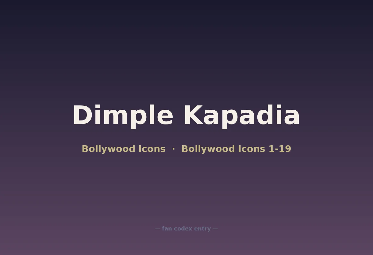 Dimple Kapadia