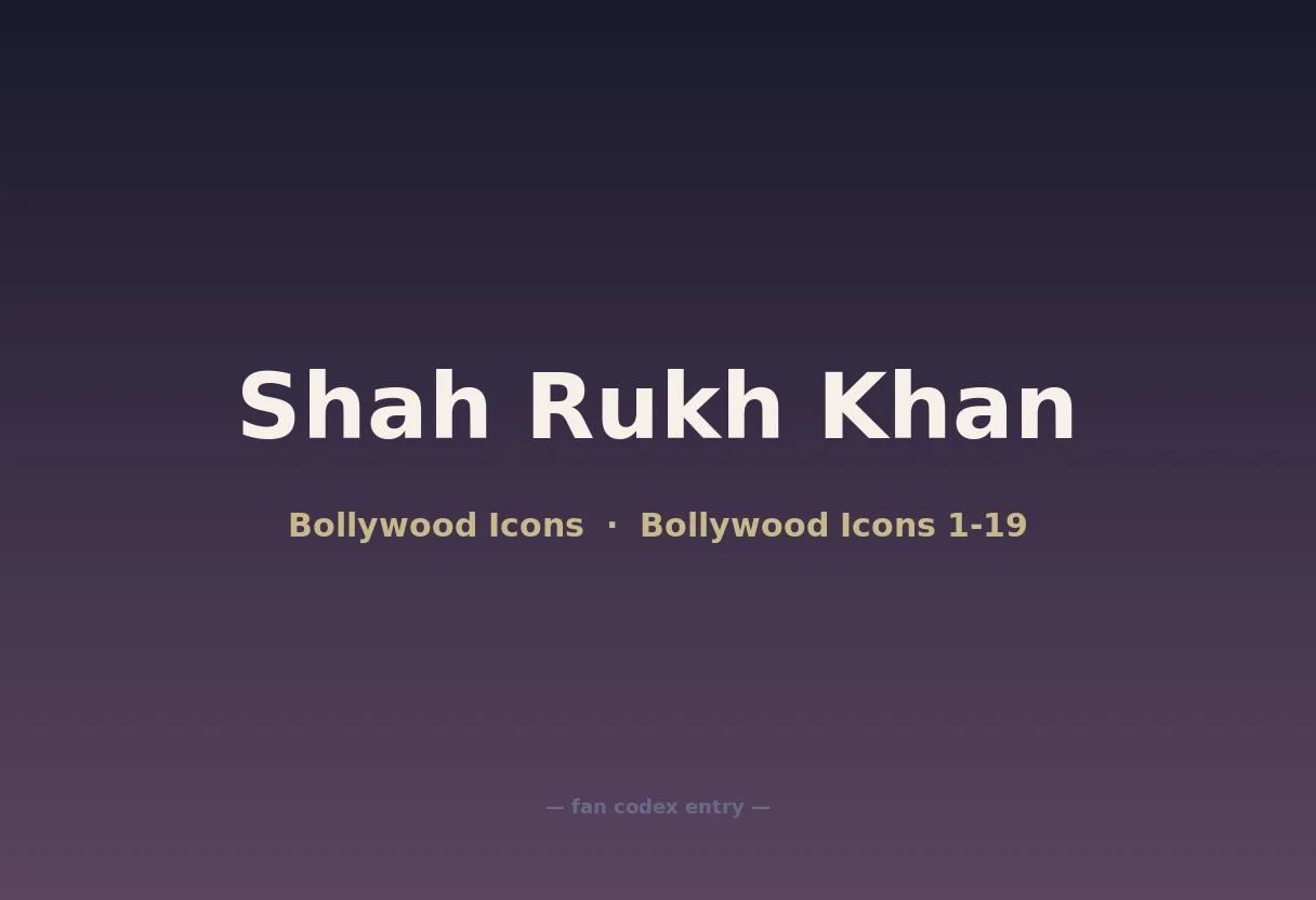Shah Rukh Khan